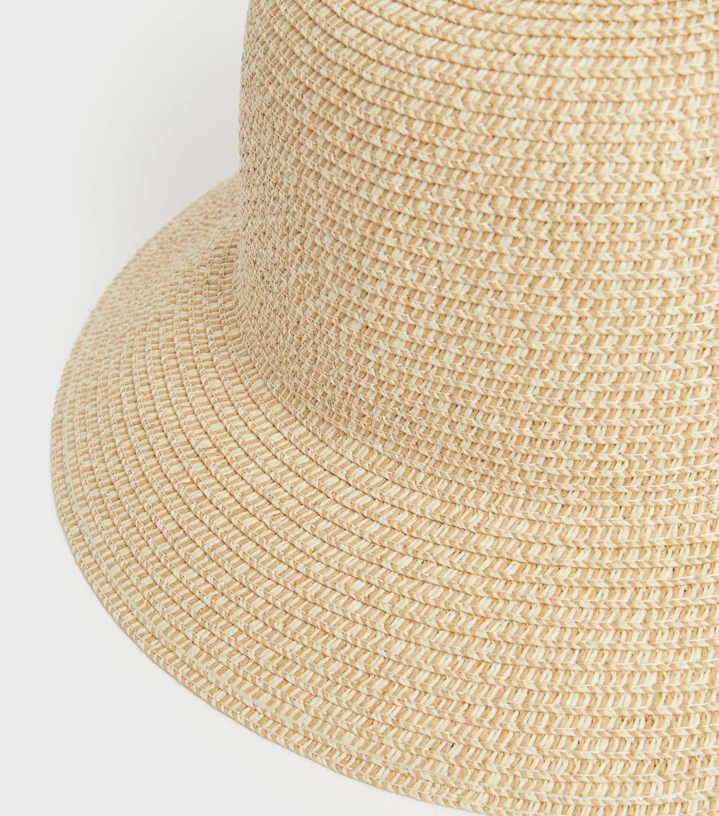 Stone Straw Effect Bucket Hat Image 3