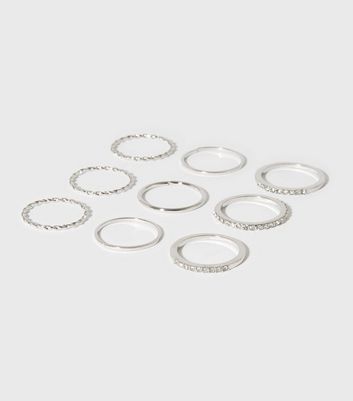 New look hot sale silver rings