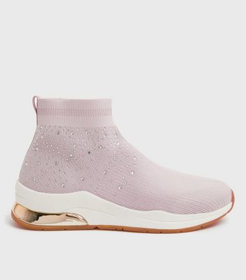 Hot pink hot sale sock sneakers