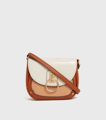 tan cross body bag new look