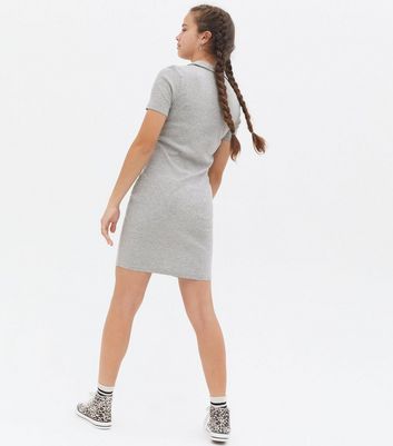 Grey polo clearance dress