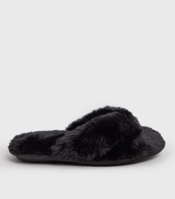 Furry flip sales flop slippers