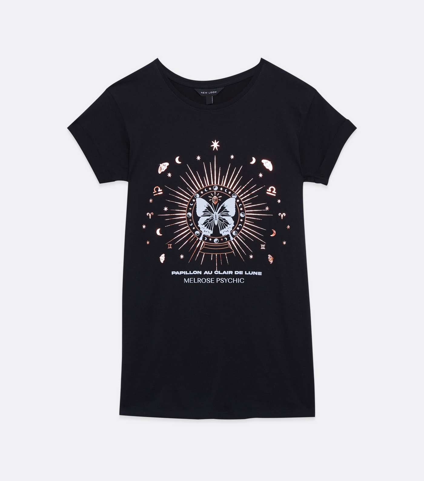 Black Mystic Butterfly T-Shirt Image 5