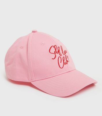 Girls pink baseball sales cap