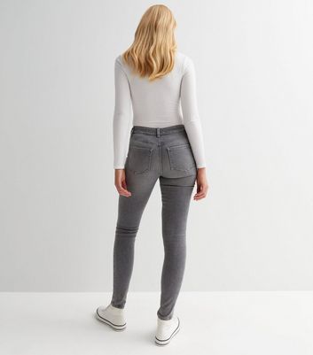 Grey on sale skinny jeggings