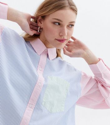 new look striped blouse