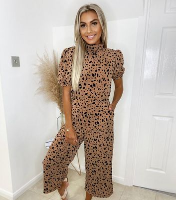 New look sales leopard print jumpsuit