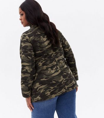 New look camouflage jacket best sale