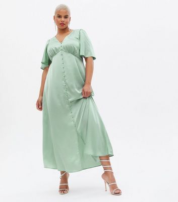 new look sage dress