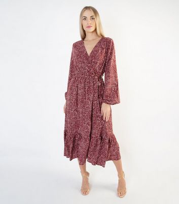 j crew leopard wrap dress