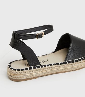 Black sandals espadrilles online