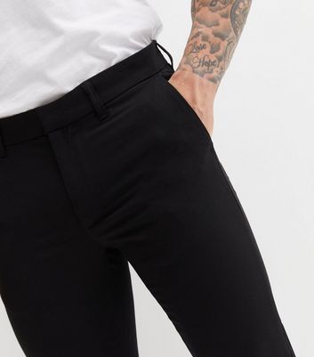 Black Super Skinny Suit Trousers  New Look