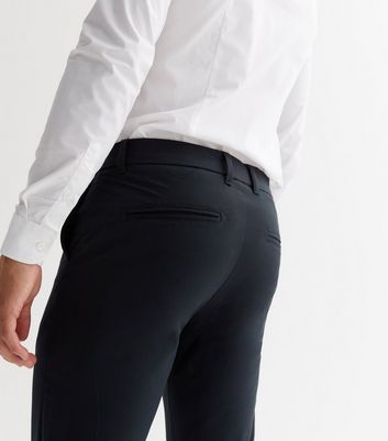 Buy Parx Mens Flat Front Super Slim Fit Black Casual Trouser at Amazonin