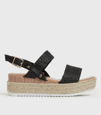 chunky espadrille sandals