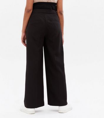 flowy black trousers