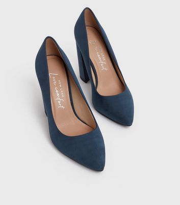 New look deals navy heels