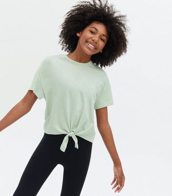 Front tie tee shirt Clearance