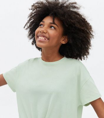 Light green t shirt girl Clearance