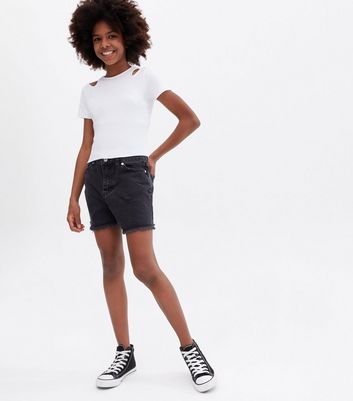 New look girls sales denim shorts