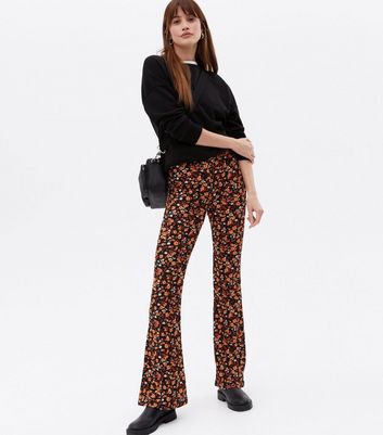 Tall flared hot sale trousers