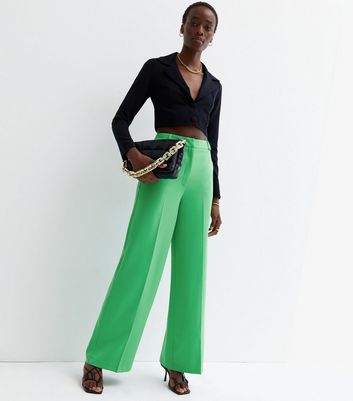 Linen long wide-leg trousers with detachable belt – trulylinen