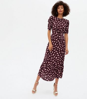 tall midi dress with sleeves