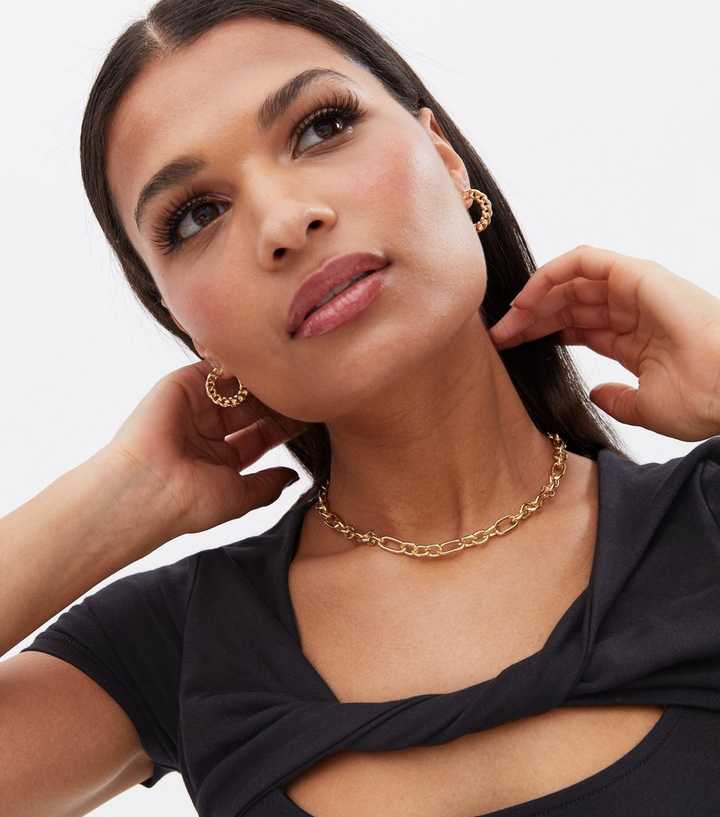 Gold Link Chain Necklace