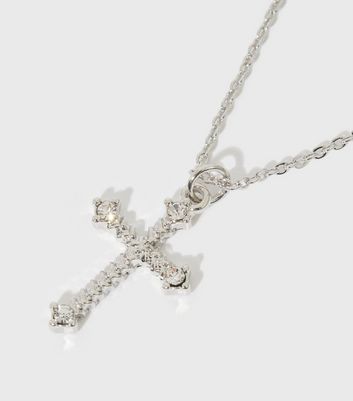 Diamante hot sale cross pendant