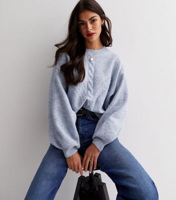 pale blue womens jumper