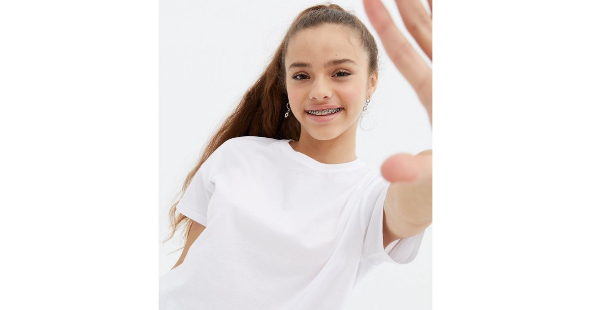 little girls white shirt