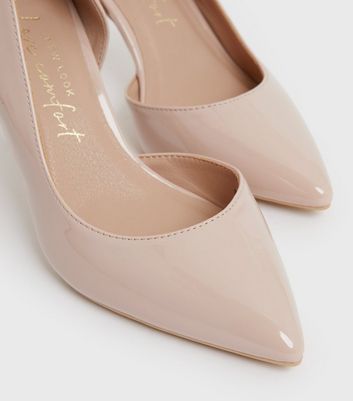 Fuchsia D'orsay Pumps, Cute Pink Pumps, Hot Pink Pumps, Pink Pointed Toe  Pumps Lily Boutique