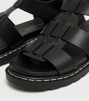 shop for Black Caged Chunky Sandals New Look Vegan at Shopo