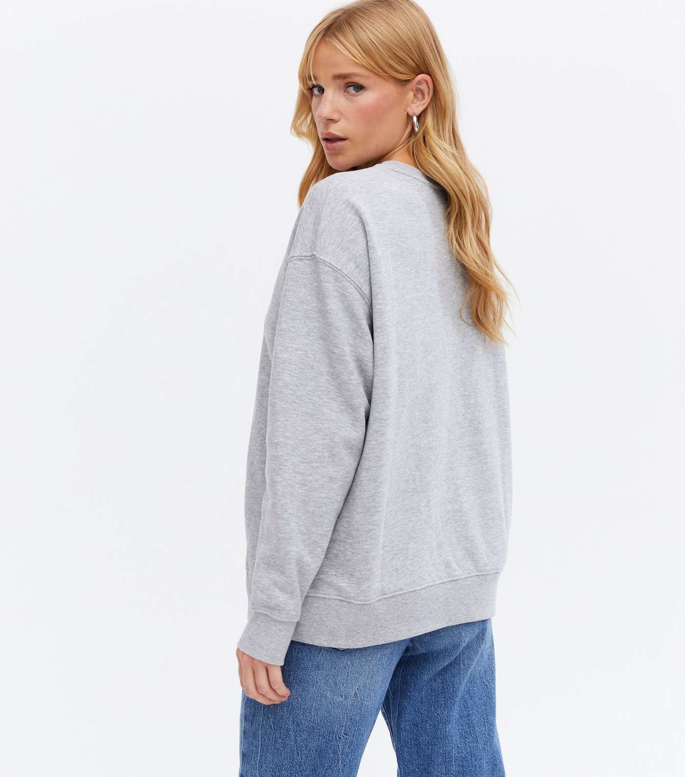 Pale Grey Elephant Pocket Sweatshirt Image 4