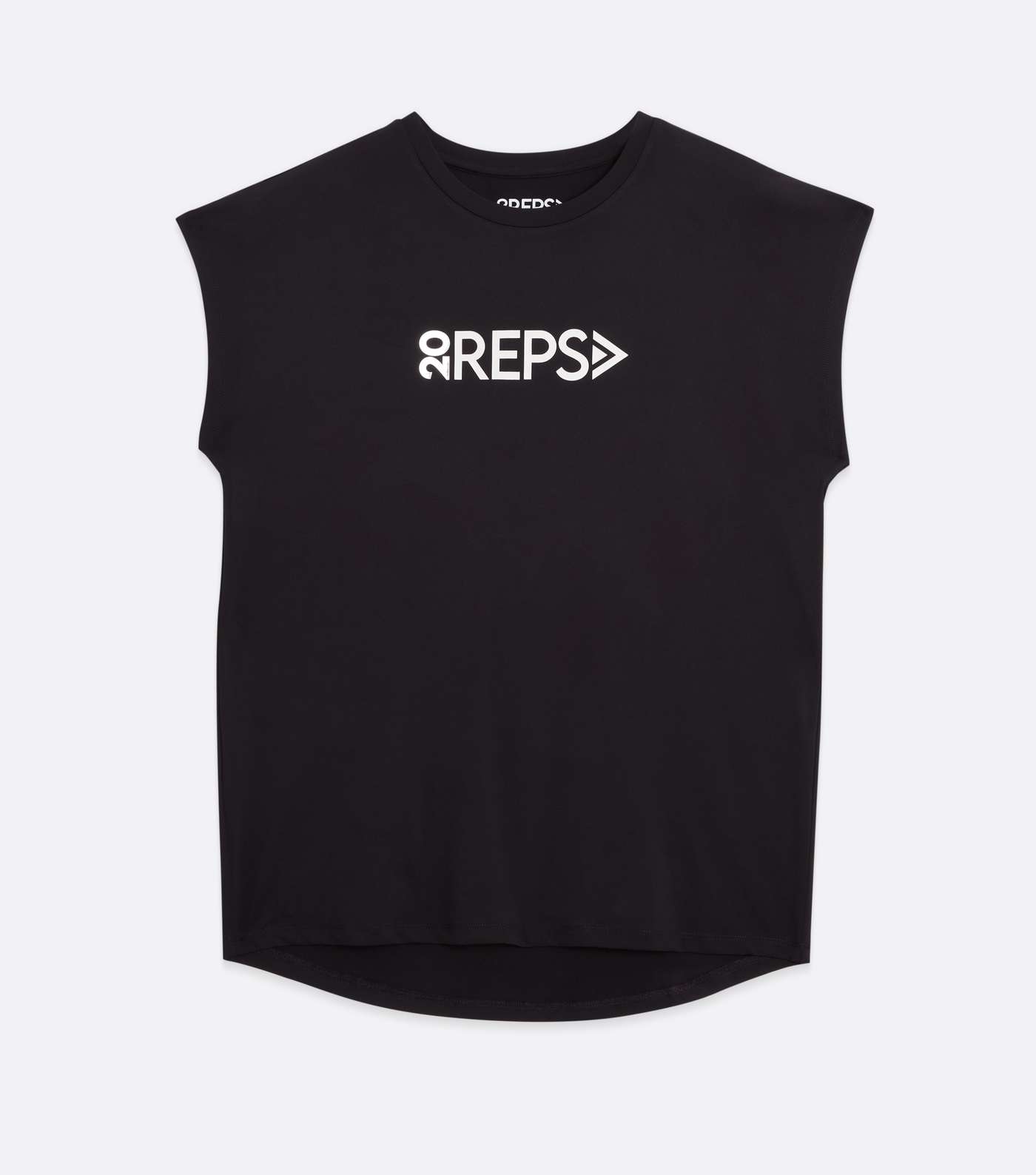 20 Reps Black Logo Sports T-Shirt Image 5
