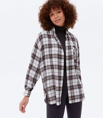 checked shirt womens new look