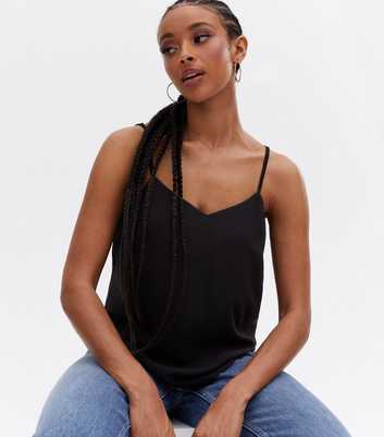Black Strappy Back Cami