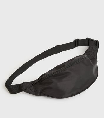 Mens plain on sale black bum bag