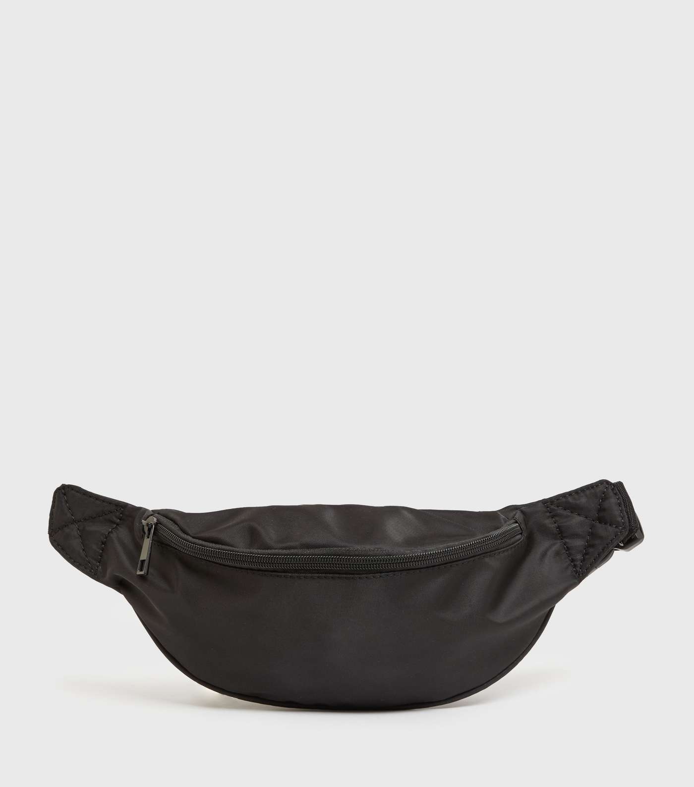 Black Zip Front Bum Bag Image 3