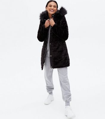 Lipsy reversible faux outlet fur coat