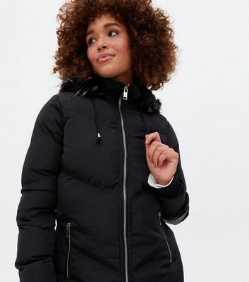 womens blue puffer coat