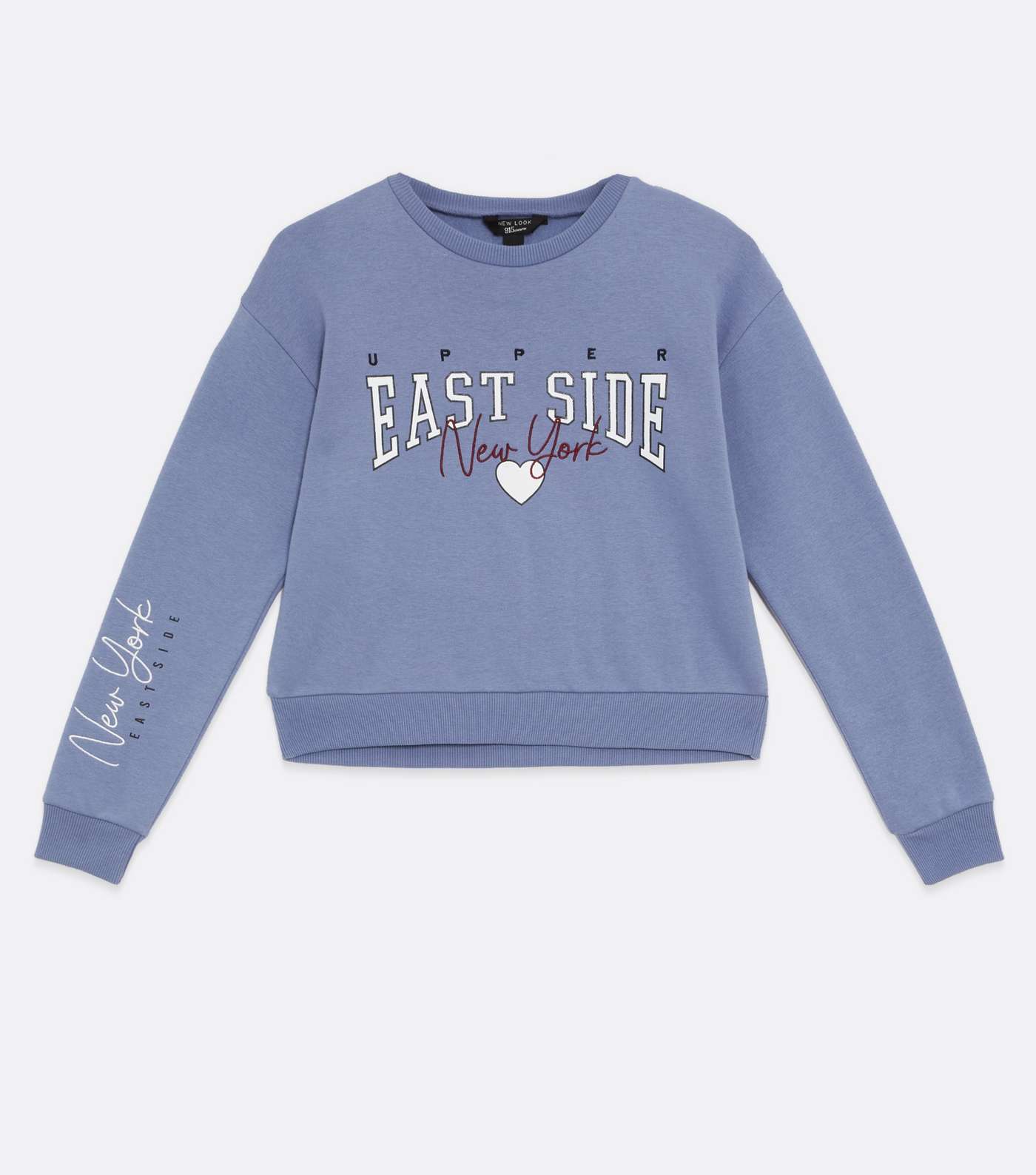 Girls Pale Blue East Side Logo Sweatshirt Image 5