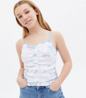 Pale blue online cami top