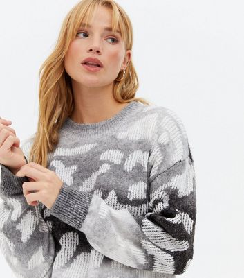 ombre patchwork jumper