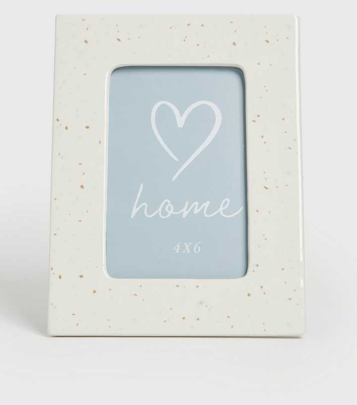 Grey Speckle Photo Frame