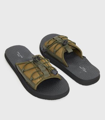 New look hot sale khaki sandals