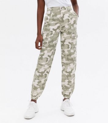 Click to view product details and reviews for Tall Green Camo Cargo Trousers New Look.