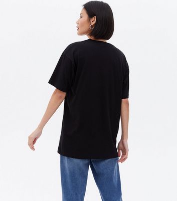 Click to view product details and reviews for Black Amour Heart Logo T Shirt New Look.