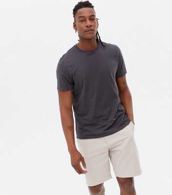 Dark Grey Crew Neck Short Sleeve T-Shirt