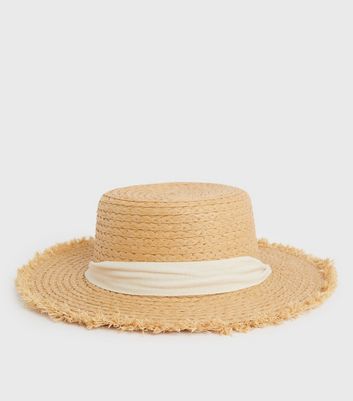 woven boater hat