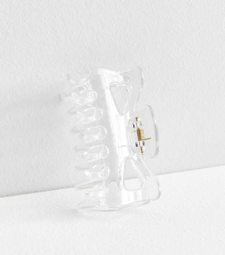 Clear Cut Out Large Hair Claw Clip